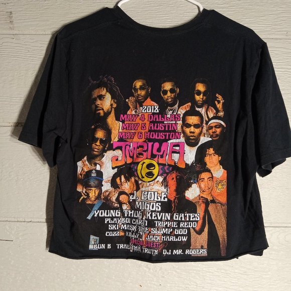 Jmbyla 2018 Music Festival Concert Tour Travis Scott Migos J Cole Young Thug Tee - Picture 1 of 4